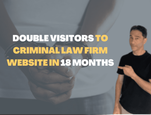 How to get more visitors to a criminal law firm website