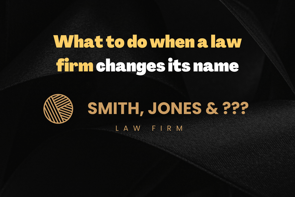 Law Firm Name Changes